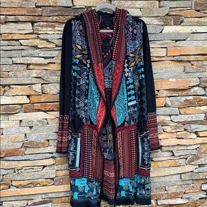 Gorgeous embroidered long sweater